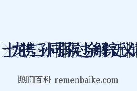 士龙携二孙同弱侯过余解粽近义词是什么意思的图片